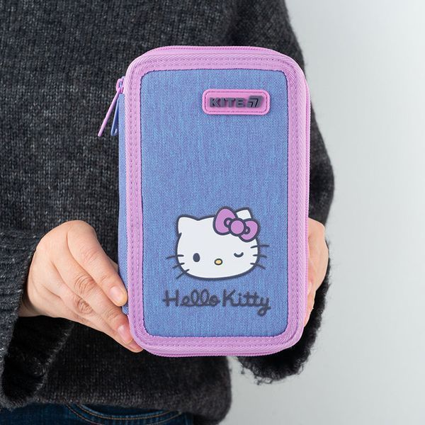 Пенал без наповнення Kite Hello Kitty HK26-623, 2 відділення HK26-623 фото