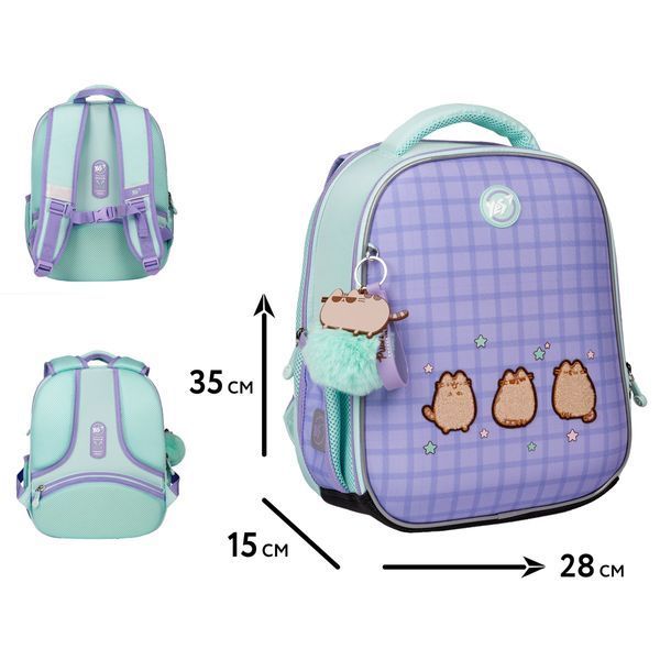Рюкзак шкільний каркасний Yes H-100 Pusheen the Cat 559850 559850 фото
