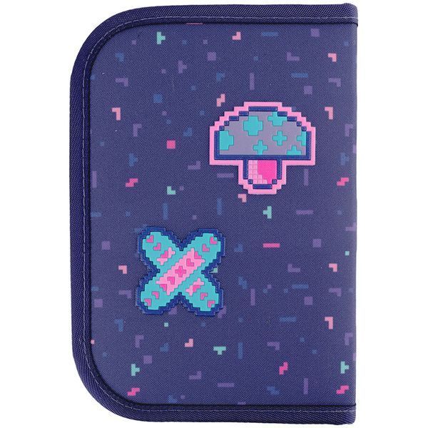 Пенал з наповненням Kite Pixel Love K24-622H-5, 1 відділення, 2 відвороти K24-622H-5 фото