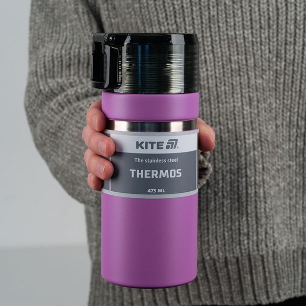 Термос Kite K25-320-3, 473 мл, фіолетовий K25-320-3 фото