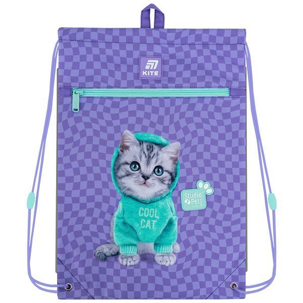 Шкільний набір Kite Education Studio Pets SET_SP25-555S-2 (рюкзак, пенал, сумка) SET_SP25-555S-2 фото