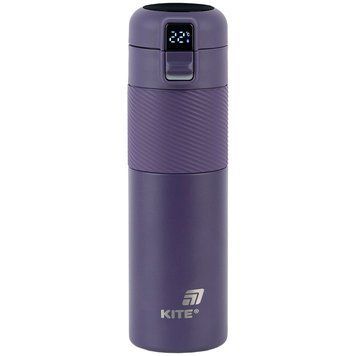 Термос з термодатчиком Kite 450 мл, K25-1227-3 фіолетовий K25-1227-3 фото