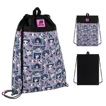 Сумка для взуття з кишенею Kite Anime Girl K25-601M-9 K25-601M-9 фото